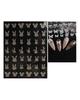 Laser Nail Stickers Butterfly Heart Star Design Adhesive Slider Decals Nail Art Stickers Manicure Decorations