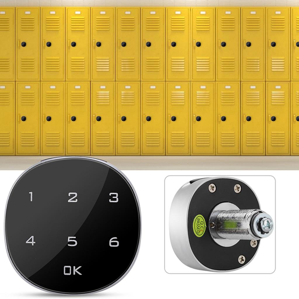 Electronic Cabinet Lock Zinc Alloy Enhanced Safety Flexible Setting Digital Password Keyless Lock