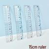Anti-Myopia Wavy Line Ruler for Primary Students, 20cm/15cm Plastic Drawing Scale