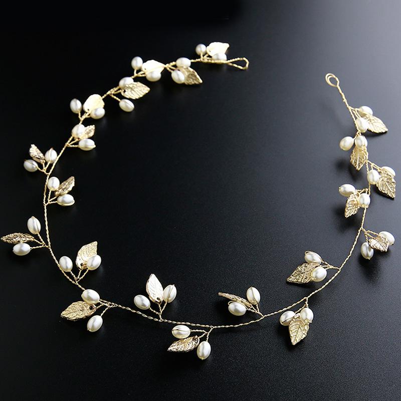 Fashion Leaf Soft Chain Wedding Headband