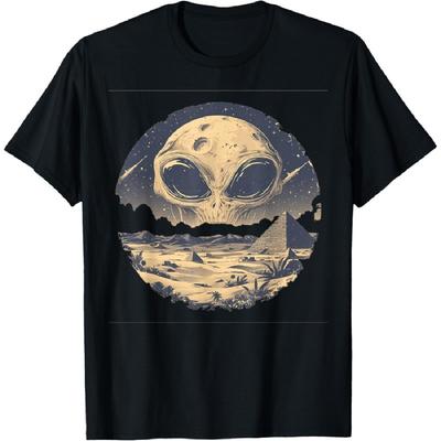 Alien Ancient Pyramid Sci-Fi Egypt T-Shirt