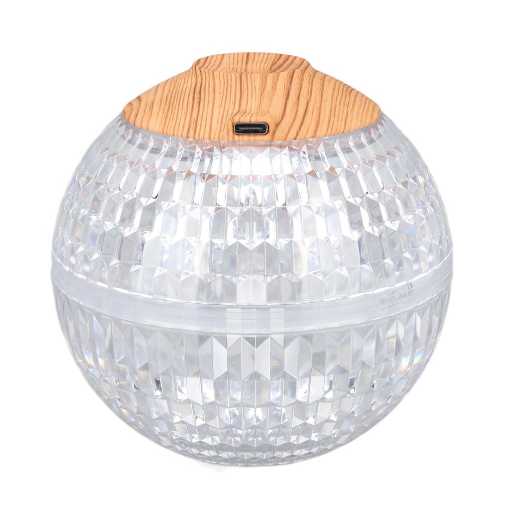 Mini Humidifier Night Light Crystal Ball 2.2w 350ml RGB USB Powered Quiet Operation Portable Humidifier for Household