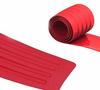 Car Rear Trunk Guard Plate Bumper Sill/Protector Plate Rubber Cover Guard Trim PAD Red