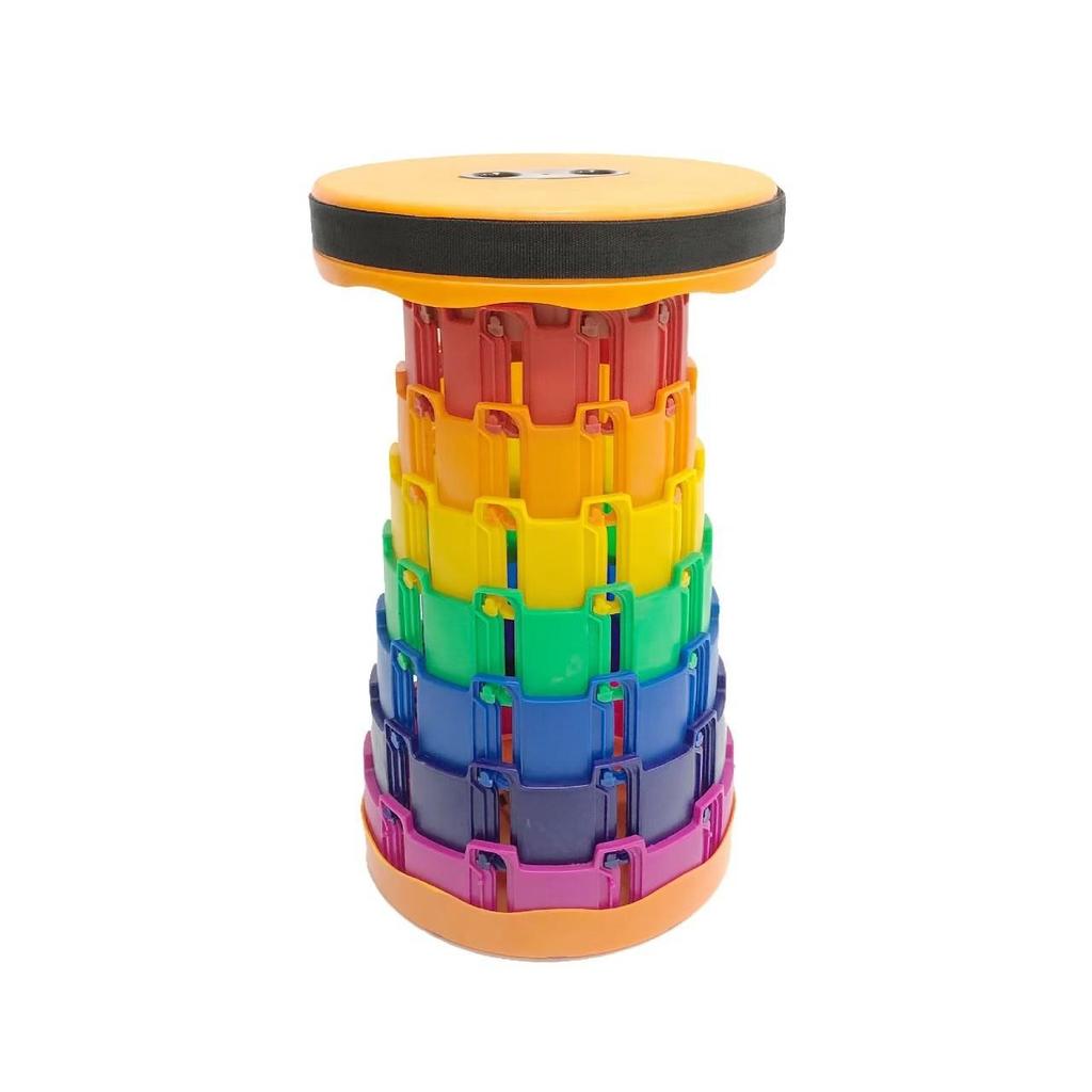 Adjustable Telescopic Portable Folding Stool for Outdoor Travel & Camping