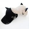 Baseball Cap With Metal Decor For Casual Wear And Sun Protection