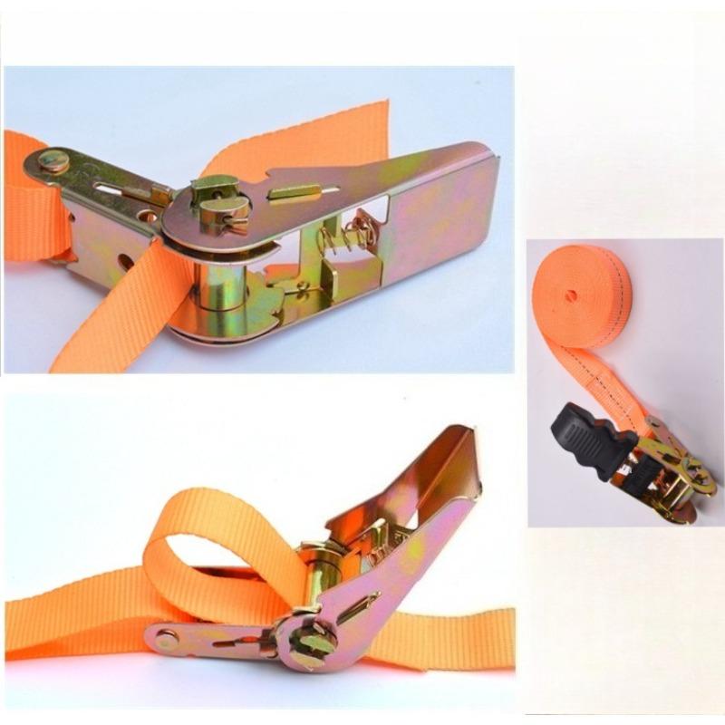 Cargo Strap Ratchet Tensioner Freight Car Fixed Tightener Tighten Rope For Luggage Goods Transportation Outdoor Camping 1m/3m/5m