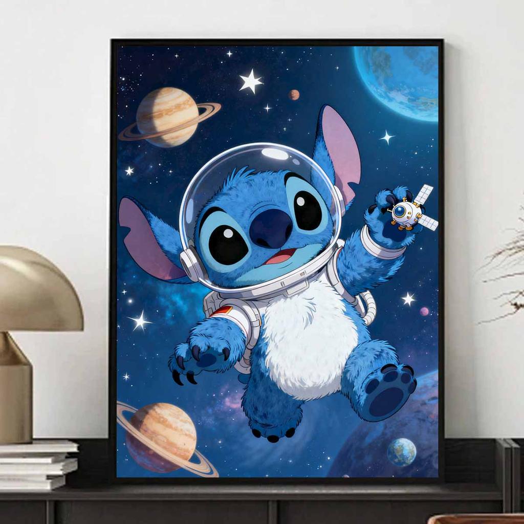 Disney Diamond Painting Kit Handmade diy5D Home Decoration Gift Unique Creative Stitch In Space with Planets and Stars
