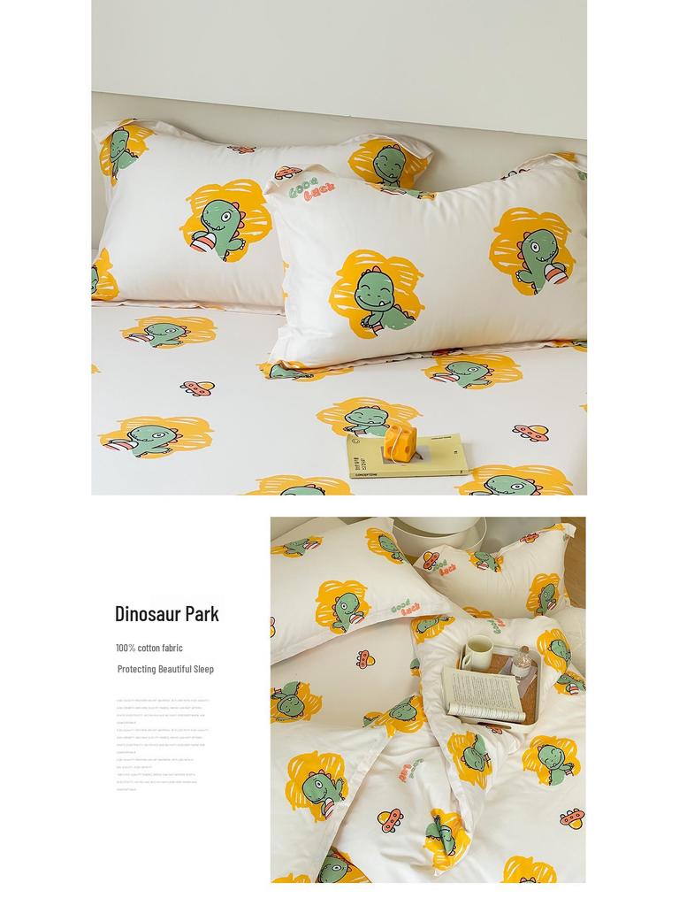 2025 New Style Pure Cotton Pillowcase Set: Simple Twill 48x74 Household Cover (Set of 2)