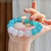 Sommer Elf 12mm Künstlicher Tianhe Stein Natürliches Pulver Kristall Design Armband Armband