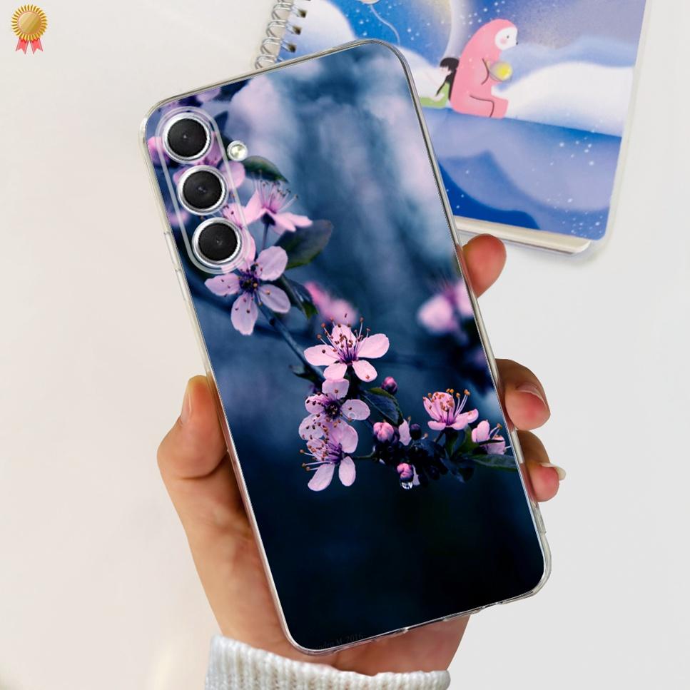 Case For Samsung F54 5G Back Cover Glitters Fashion Cat Wolf Soft Silicon Bumper For Samsung Galaxy F54 5G F546B Phone Case Capa