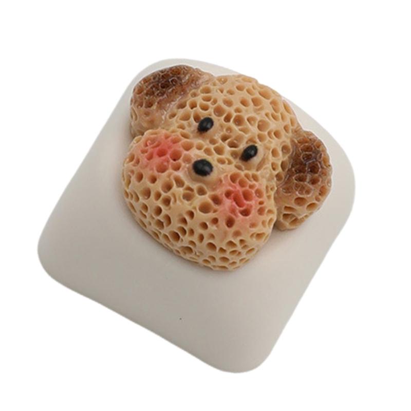 Unique Dog Pattern Keycaps For Mechanical Keyboard Switches Resin Keycap Enhances Aesthetics And Durability