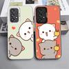 Cartoon Cute Peach Goma Shockproof Phone Case for Samsung A17 A16 A15 A14 A37 A57 A36 A56 A26 A35 A55 A25 A34 A54 A24 A13 A23 A3