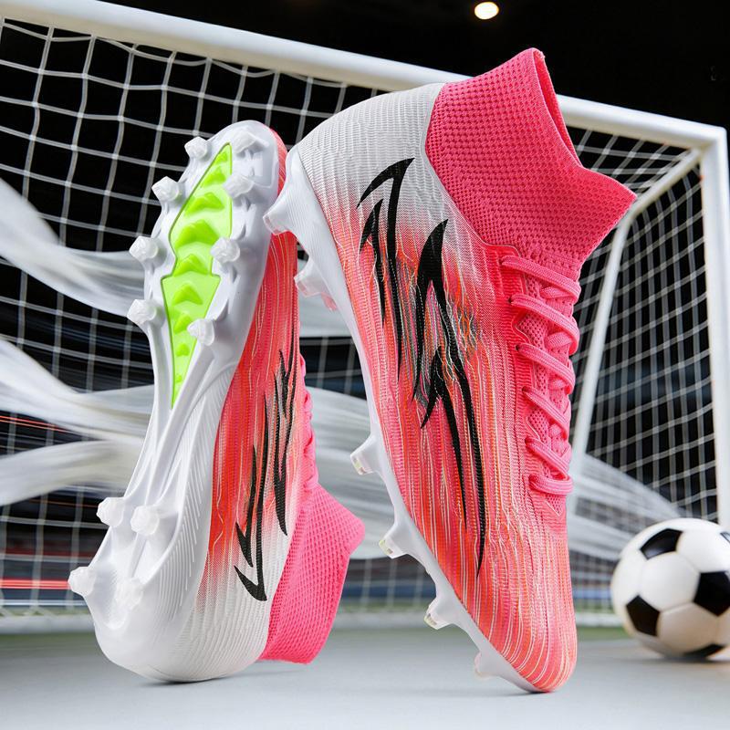 Men's High-Top World Cup Football Training Shoes for Teens On Artificial Turf