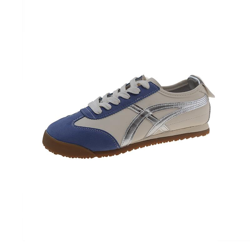 

Korean German training shoes women s autumn 2025 new breathable retro platform Forrest Gump shoes inner height increase casual board shoes 40 синий