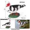 Realistic Farm Animal Models: Big Yellow Duck, Rooster, Turkey, Goose, and Swan
