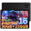 DOOGEE G6 Android 16 4G LTE TF Card 90Hz IPS Large Widevine Netflix Facial T7250 4G Tablet, 11-inch, 30GB+256GB+2TB Storage, Expansion, Screen, L1,