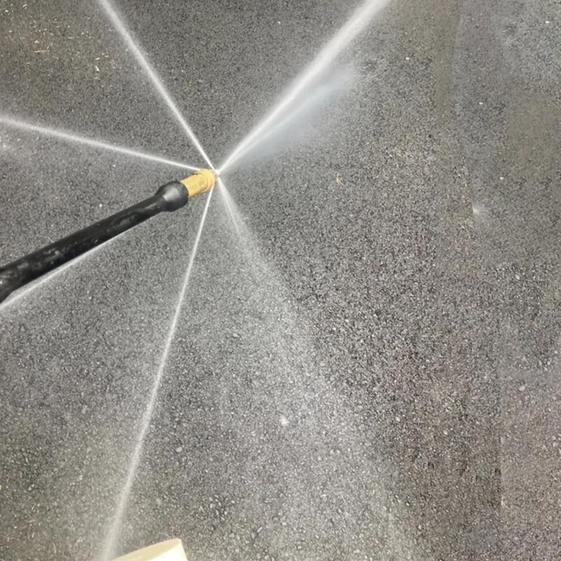 Nerezová otočná tryska pro čištění kanalizace vysokotlakým čističem s rychlospojkou pro 5000 PSI