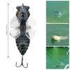 ABS Hard Fishing Lures 15.5g Fishing Baits Durable Bionic Cicada Lures  For Freshwater