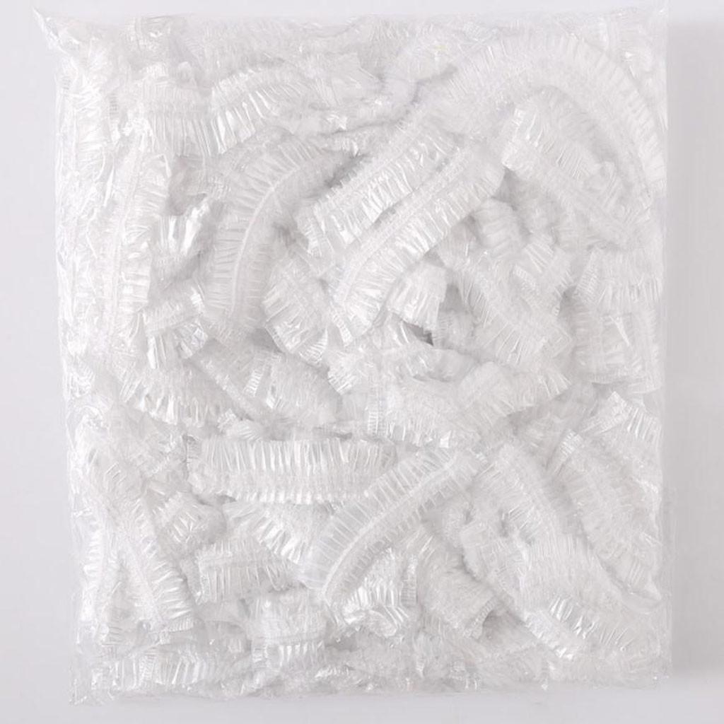 

100 шт. одноразовые наушники, защита для ушей, шапочки для окрашивания волос, наушники для ванны и душа, парикмахерские инструменты, аксессуары для парикмахерских салонов белый