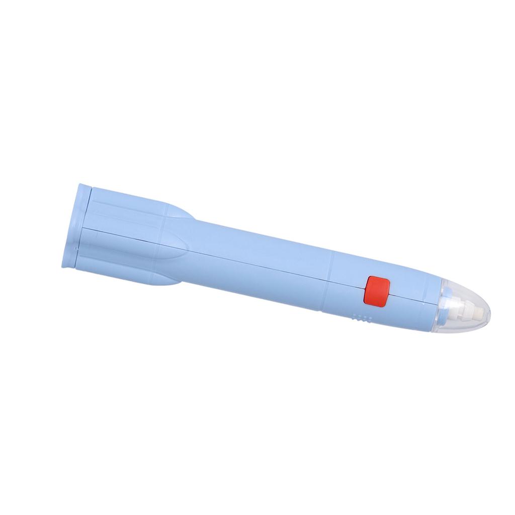 Electric Eraser Low Noise Rechargeable 2 Replaceable Refills 2.7x16cm ABS TPR Electric Pencil
