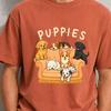 Comfort Colors Puppies Shirt, Puppy Lover Tee, Dog Lover Tee, Friends Inspired Puppy Tee, Golden Retriever Corgi Dalmatian Tee, Dog Mom Gift