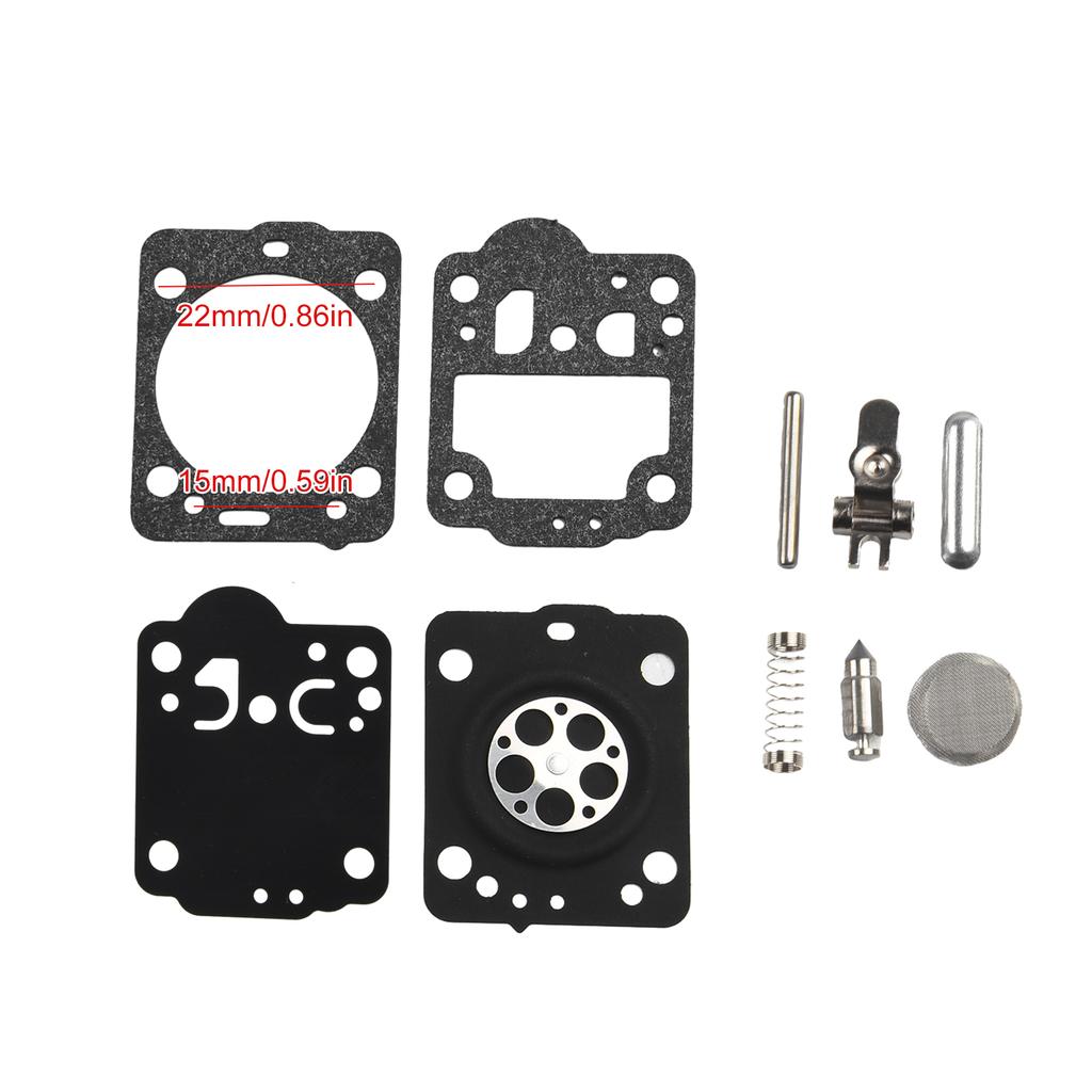 For Zama RB149 Carburetor Repair Kit Designed for C1T EL41A C1T W33A C1T W33B C1T W33C & C1T W33 Long lasting Parts