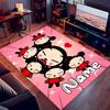 Custom personalization Pucca Print Area Rug - Soft, Washable Non-Slip Indoor Mat,Living Room,Home&Office Decorative Rug