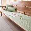 Qiandongge Ice Doudou Cool Sofa Cushion Summer Solid Wood Cushion New Chinese Old Wooden Sofa Thickened Sofa Cushion