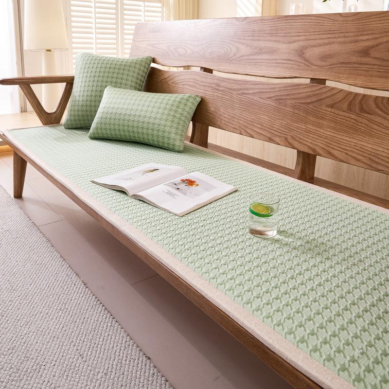 Summer Sofa Cushion Ice Silk Mat  New Cover All-Inclusive Universal Simple Modern Non-Slip Seat Cushion Cover Cloth