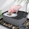 Automatischer Vogelbrunnen Vogeldusche Umwälzbrunnen für kleine Heimvögel Badewannenbrunnen Heimvogelbadewanne
