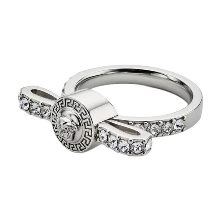 Versace Logo Metal Ring Women jewelry Silver 1018965-1A00621_4JEE0 17