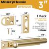 Barn Door Security Locks Replacement Sliding Lock Bolt Latches Hasp Bathroom Home Security Latches Easy to Install