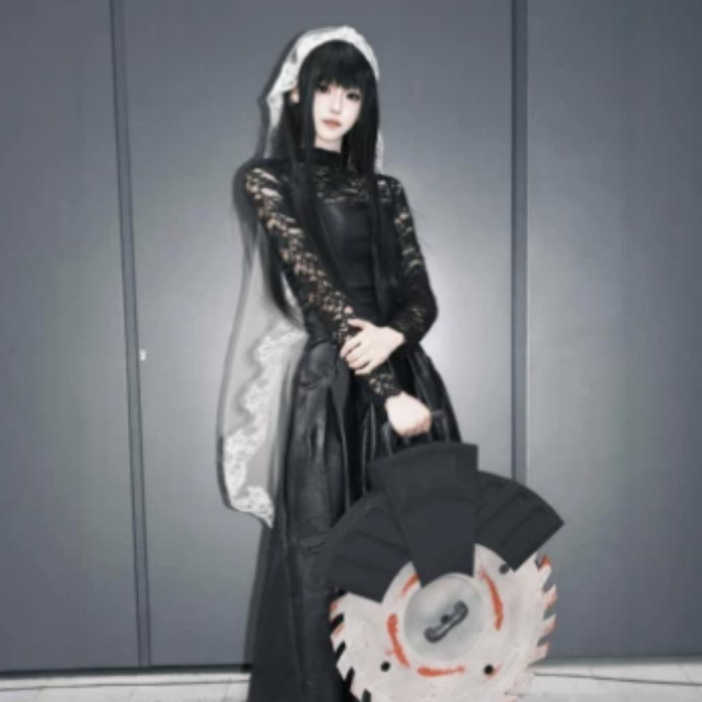 Osaragi Cosplay Anime Sakamoto Days Costume Wig Dress Veil Coat Outfit Women Assassin Shishiba Halloween Carnival Full Set