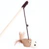 Interactive Cat Teaser Wand with Bell and Chick Design for Healthy Playful Kitten Exercise Ideal Gift for Cat Lovers
