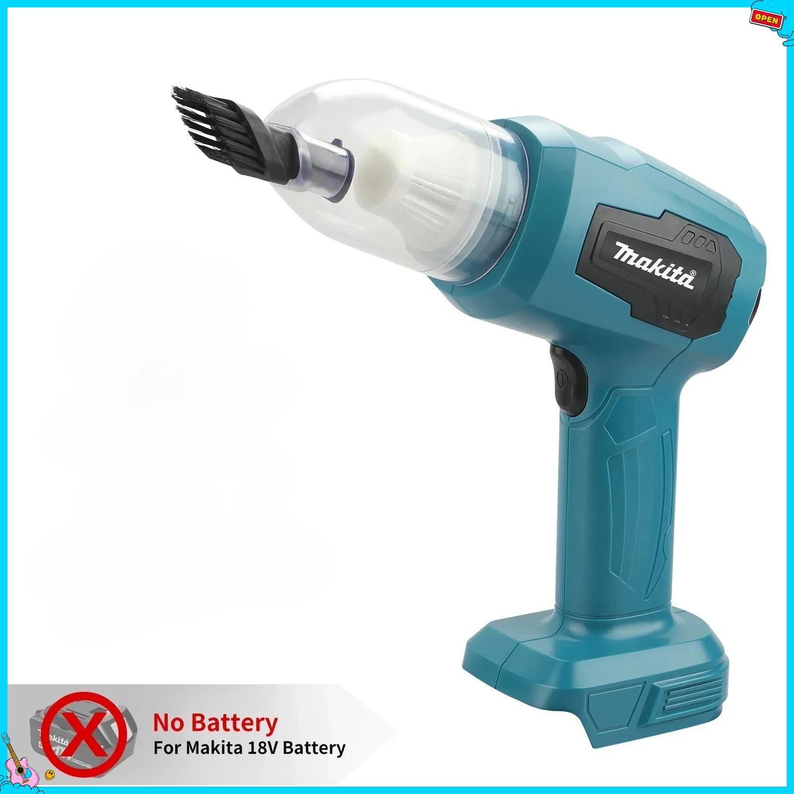 Makita Электроинструменты 18В Мини Автомобильный Пылесос Многофункциональный Ручной Перезаряжаемый Инструмент для Сбора Пыли No Battery