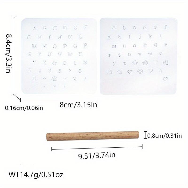 

3 шт./набор Креативная ручная кожаная печать, Прозрачные буквенно-цифровые печати, Инструменты для тиснения кожаных изделий ручной работы, Форма для гравировки кожи C