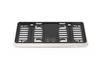 License Plate Frame Chrome Short USA AMIO-02109