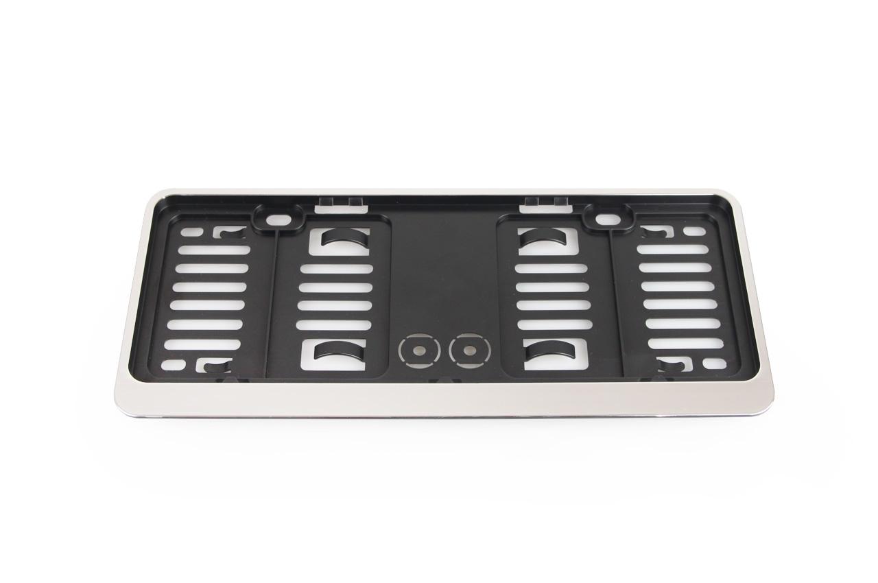 Kentekenplaathouder chroom kort USA AMIO-02109