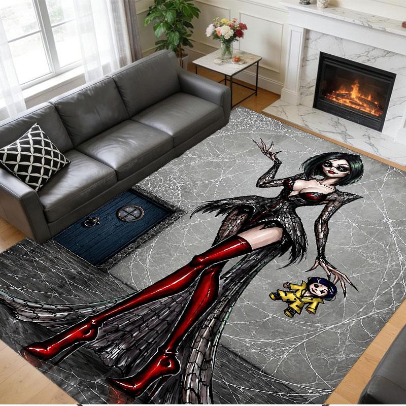 Crystal Velvet Rug Soft Non Slip Indoor Floor Mat Home DecorCoraline Other Mother