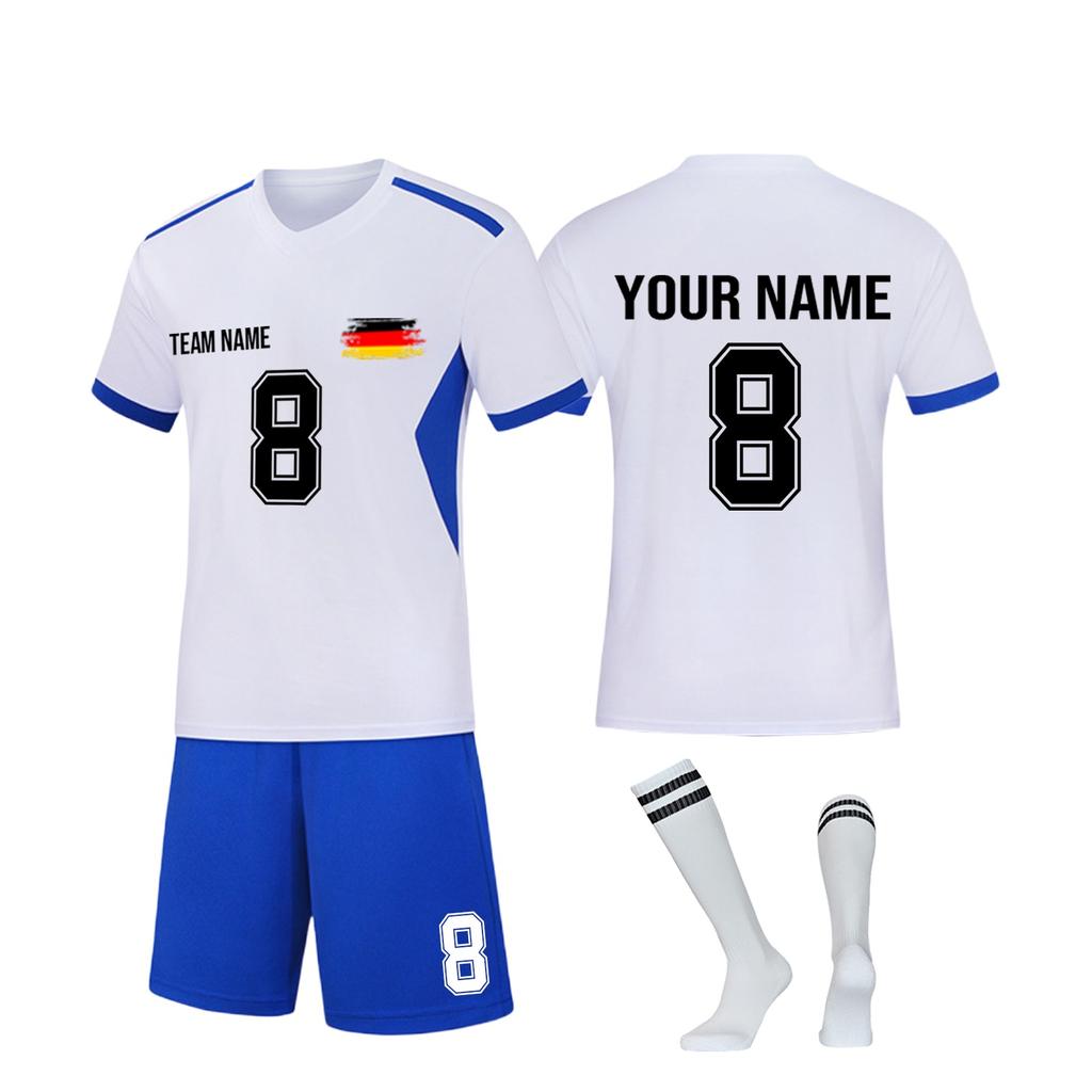 DIY Custom Adult And Children Three-piece Football Uniforms