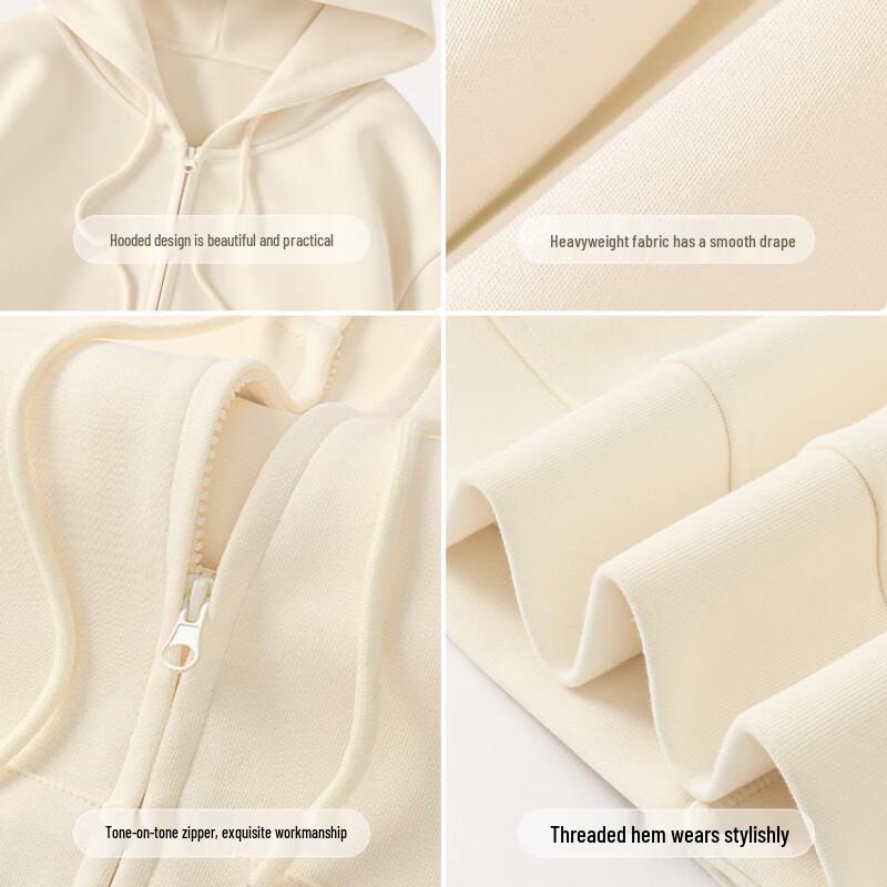 Huili Women's Fleece-Lined Hooded Sweatshirt