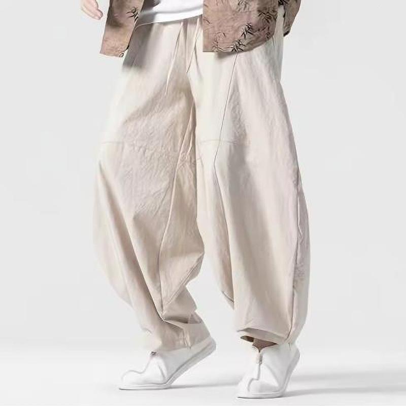 Men's Spring Loose Harem Pants Oversize Sweatpants Casual Harem Trousers