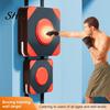 Boxing Practice Pad Wall Faux Leather Elastic Foam Mount Punching Noise Hand Protection Free Taekwondo Training Target Home Gym Workout Equipment