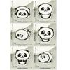 6 Pcs Cartoon Panda Iron On Patches Animal Repair Patches Sewing On Applique Patches for Clothing Jeans Hat Backpacks