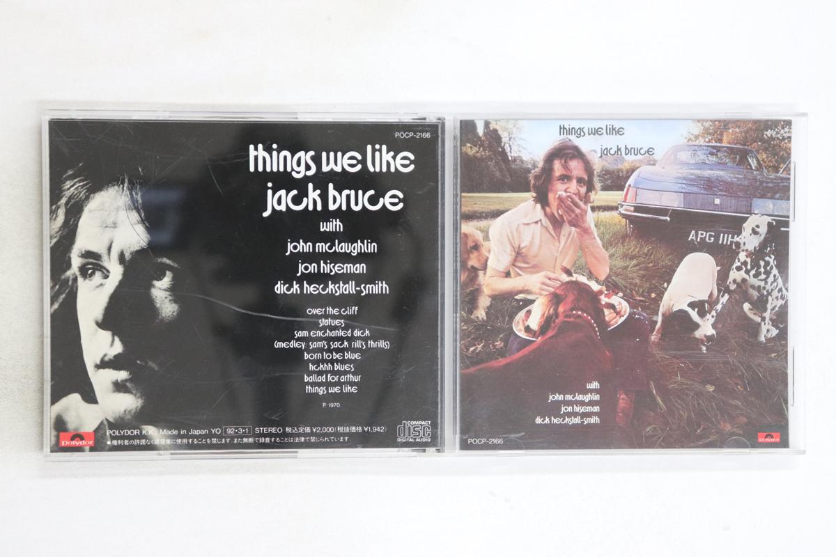 

CD JACK BRUCE - Things We Like POCP2166 Polydor 1992 Japan Rock Used