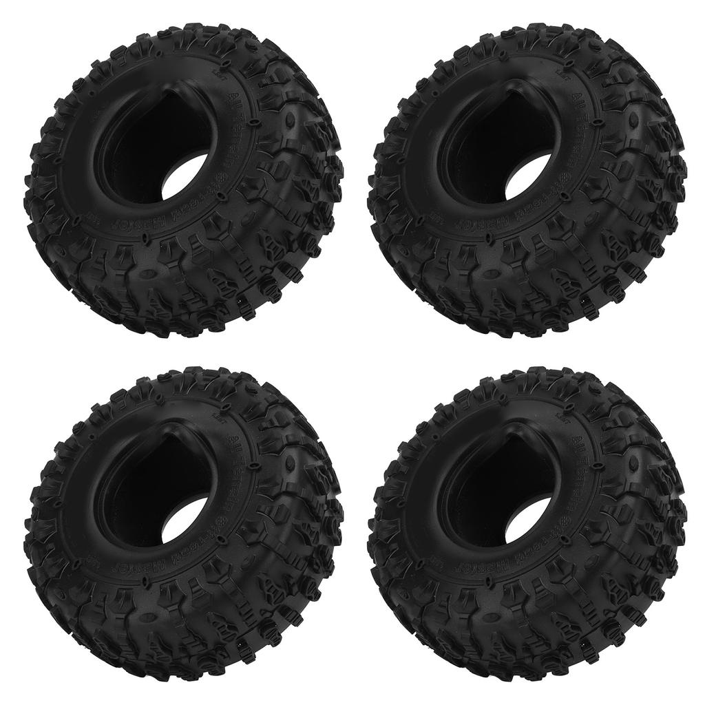 4pcs RC Rubber Tires 1.9 Inch Large Grip Universal RC Car Wheels for Axial Scx10 D90 Crawler