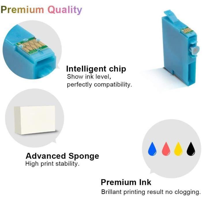 Ink Cartridges - Epson - 502XL - Compatible - Pack of 5 - Multi-colors