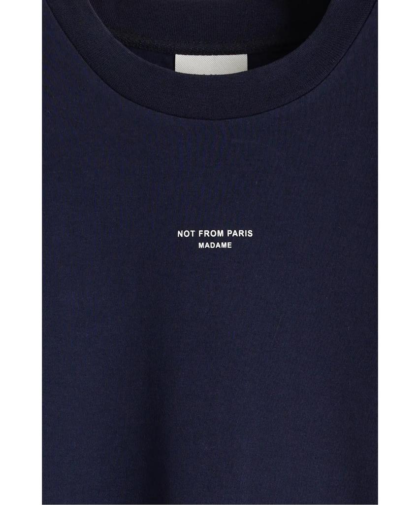 DROLE DE MONSIEUR Classic Slogan T-Shirt Le T-Shirt Slogan Classique D0Tcs26002Nyx