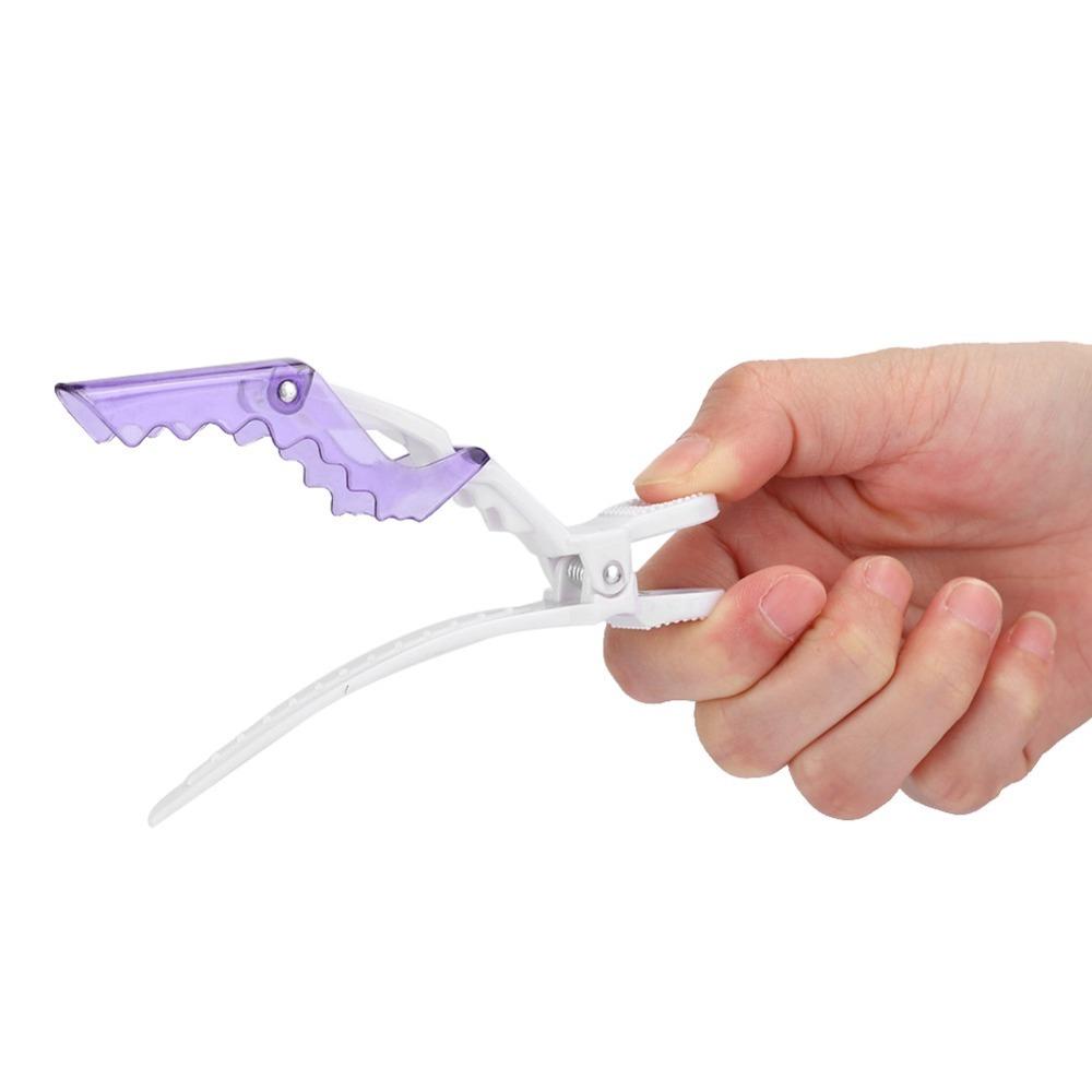 10pcs ABS Hair Partition Clip Strong Extension Hairdressing Clip Duckbilled Clip Hair Salon