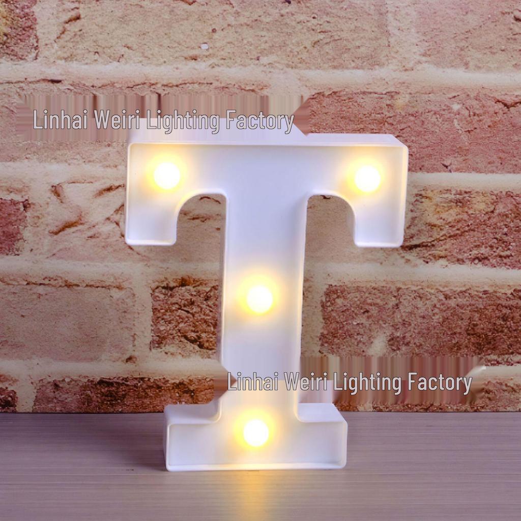 LED Luminous Letter and Number String Lights for Birthday, Proposal, and Event Décor